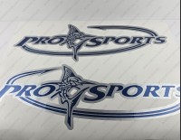 Pro Sports Boat Logo Decal Set of 2 x 32" Pro Sports Boat Logo Decal Set of 2 x 32"